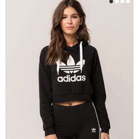adidas cropped hoodie adidas cropped hoodie